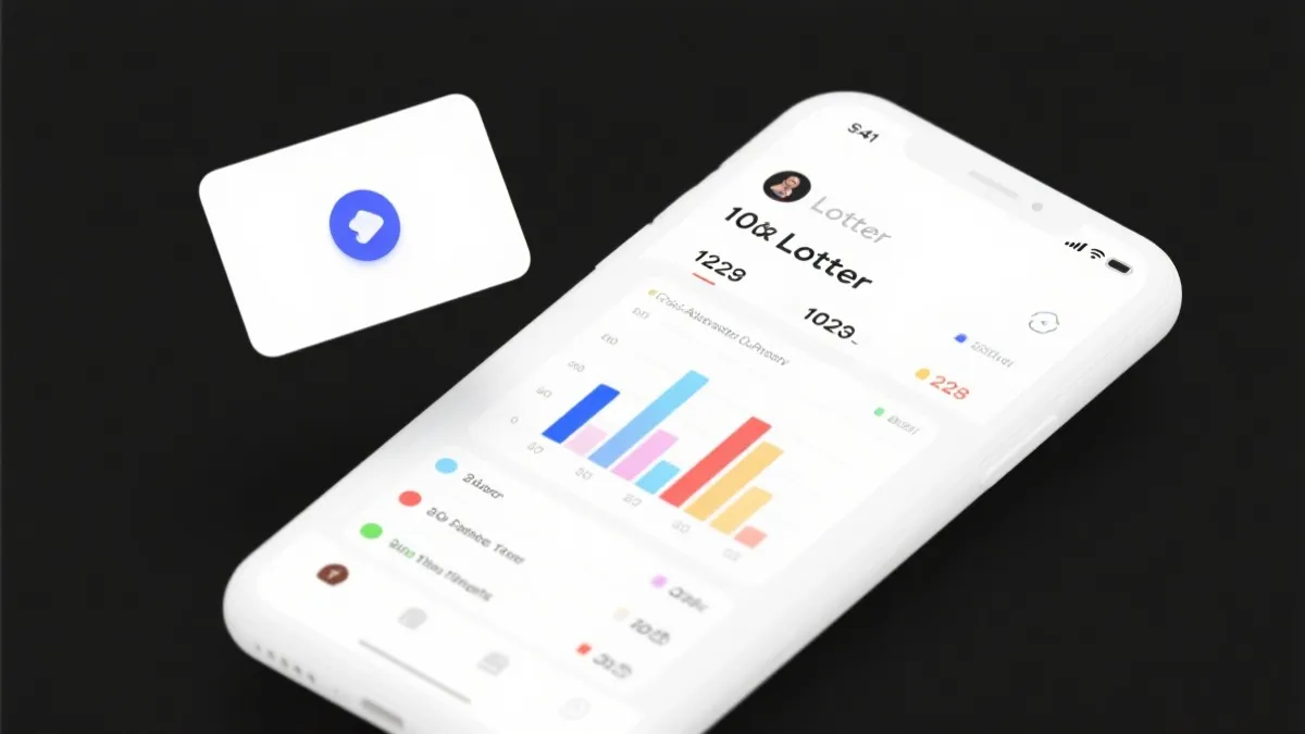 开奖与数据查询App界面预览