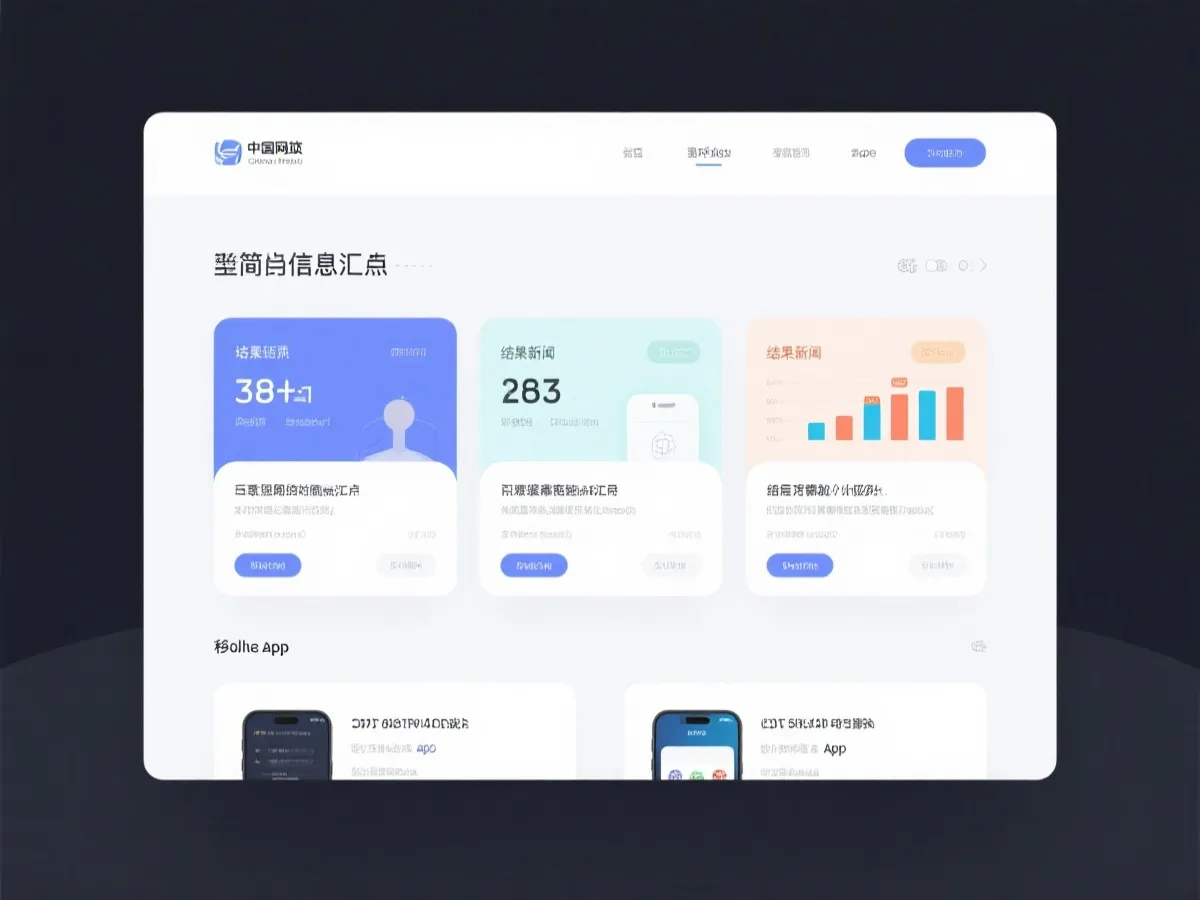 站内结果查询与资讯联动示意图