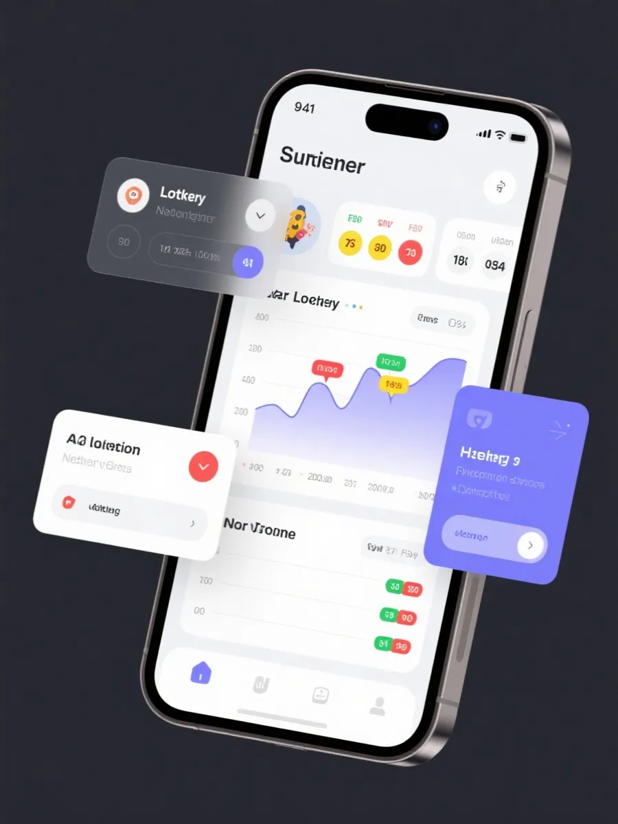 福彩数据站App界面展示